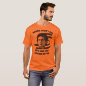 Ayrton Senna is niet gestorven, hij is een ronde v T-shirt (Voorkant volledig)