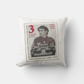 Ayrton Senna Stamp Kussen (Voorkant)