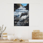 Aysgarth-watervallen Noord Yorkshire Reisposter Poster (Keuken)