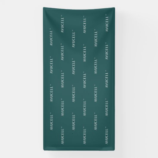 Ayucell 4x8 Step- en herhalingsbanner - Groen Spandoek (Verticaal)