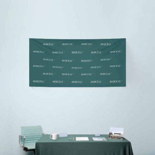 Ayucell 4x8 Step- en herhalingsbanner - Groen Spandoek (Beurs)