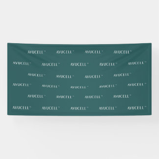 Ayucell 4x8 Step en Repeat Banner - Groen