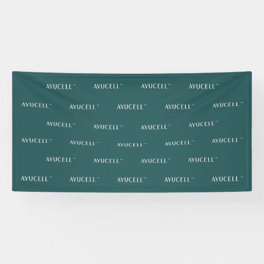 Ayucell 4x8 Step en Repeat Banner - Groen (Horizontaal)