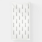 Ayucell 4x8 Step en Repeat Banner - Wit (Verticaal)