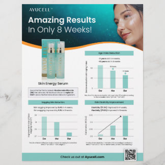 Ayucell Skin Energy Serum Verkoopblad Flyer