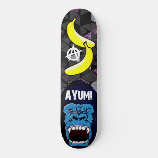 Ayumi Anarchy Gorilla War Deck V Persoonlijk Skateboard (Voorkant)