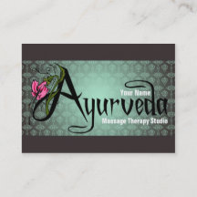 Ayurveda - Business- / Schedule Kaart