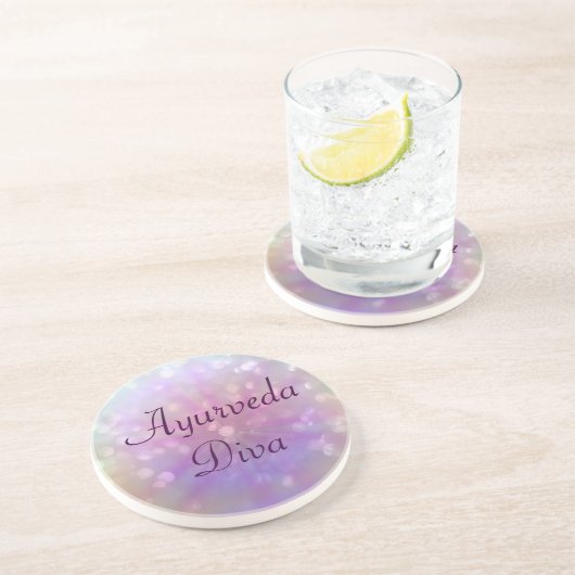 Ayurveda Diva Zandsteen Onderzetter (Zijkant)