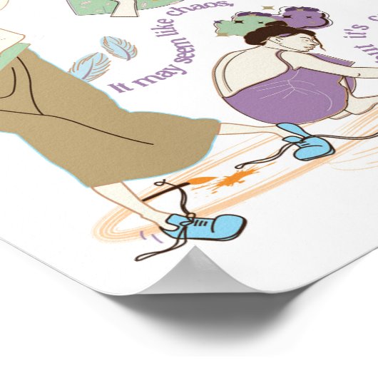 Ayurveda Vata Dosha-Poster Poster (Hoek)