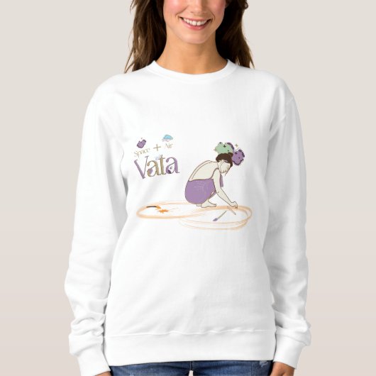 Ayurveda Vata Dosha Sweatshirt (Voorkant)