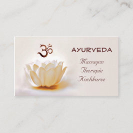 Ayurveda Visitekaartje