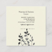 Ayurveda Well Being Medical Health Natuur Elegant Afsprakenkaartje (Achterkant)