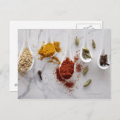 Ayurvedic Warming Specices Briefkaart (Voorkant / Achterkant)