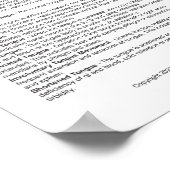 Ayurvedische Tongdiagnose kaart Poster (Hoek)