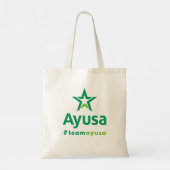 Ayusa Host een Exchange Student Canvas tas (Achterkant)