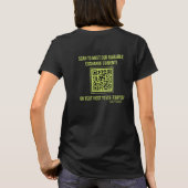 Ayusa Laat het avontuur beginnen QR Code (Vrouwen) T-shirt (Achterkant)