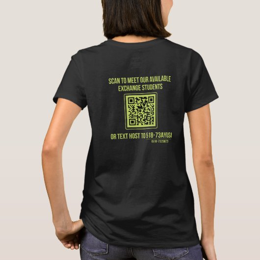 Ayusa Laat het avontuur beginnen QR Code (Vrouwen) T-shirt (Achterkant)