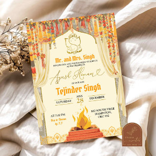 Ayush Homam Indiase Baby-wieg ceremonie Kaart