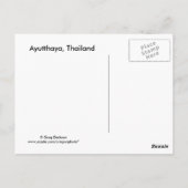 Ayutthaya Briefkaart (Achterkant)