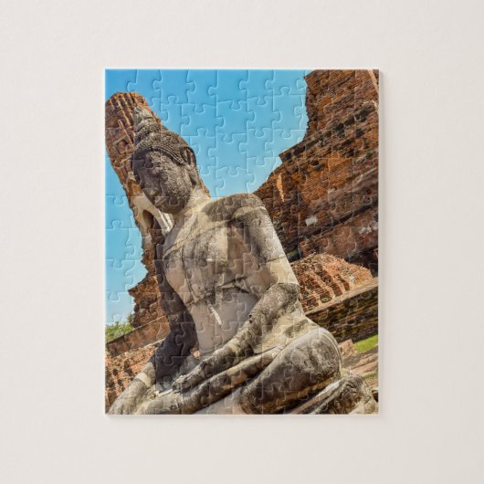 Ayutthaya in Thailand Legpuzzel (Verticaal)