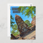 Ayutthaya Koninkrijk in Thailand Briefkaart (Voorkant / Achterkant)