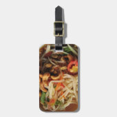 Ayutthaya Spicy Papaya Salad [Som Tam] met Cashew Bagagelabel (Voorkant verticaal)