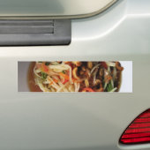 Ayutthaya Spicy Papaya Salad [Som Tam] met Cashew Bumpersticker (Op auto)