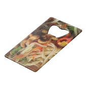 Ayutthaya Spicy Papaya Salad [Som Tam] met Cashew Creditkaart Flessenopener (Achterkant Gekanteld)