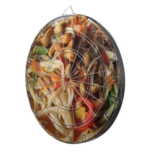 Ayutthaya Spicy Papaya Salad [Som Tam] met Cashew Dartbord (Voorkant Rechts)