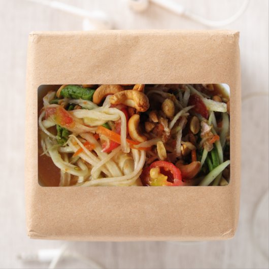 Ayutthaya Spicy Papaya Salad [Som Tam] met Cashew Etiket (Insitu)