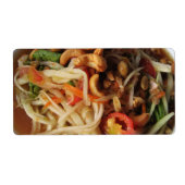 Ayutthaya Spicy Papaya Salad [Som Tam] met Cashew Etiket (Voorkant)