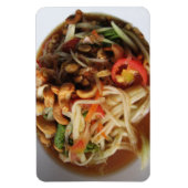 Ayutthaya Spicy Papaya Salad [Som Tam] met Cashew Magneet (Verticaal)