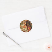 Ayutthaya Spicy Papaya Salad [Som Tam] met Cashew Ronde Sticker (Envelop)