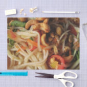 Ayutthaya Spicy Papaya Salad [Som Tam] met Cashew Tissuepapier (Craft)