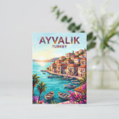 Ayvalık Turkije Briefkaart (Staand voorkant)