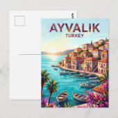 Ayvalık Turkije Briefkaart (Voorkant / Achterkant)