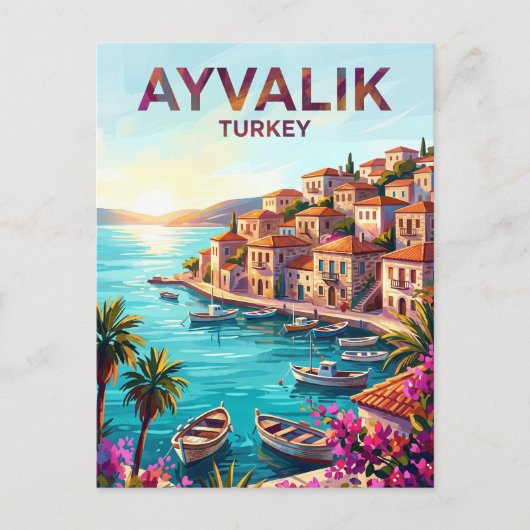 Ayvalık Turkije Briefkaart (Voorkant)