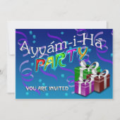 Ayyám-i-Há Party Kaart (Voorkant)