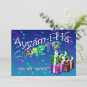 Ayyám-i-Há Party Kaart (Staand voorkant)