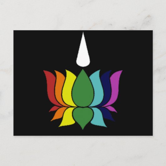 Ayyavazshi Lotus Briefkaart (Voorkant)