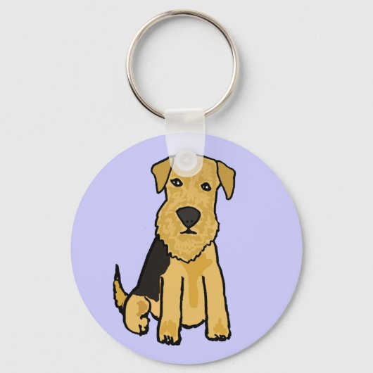 AZ- Airedale Sleutelhanger (Voorkant)