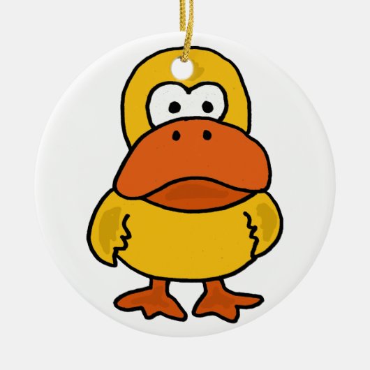 AZ- Angry Duck Ornament (Voorkant)