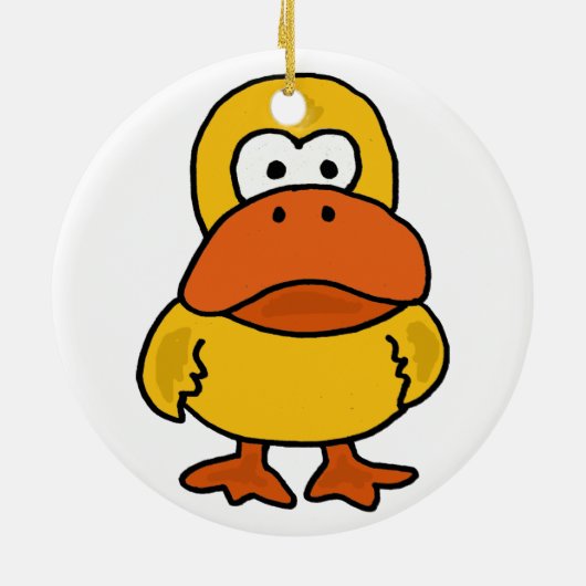 AZ- Angry Duck Ornament (Achterkant)