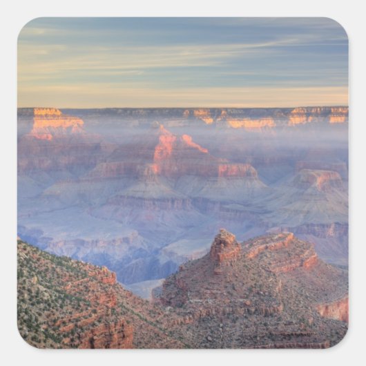 AZ, Arizona, Grand Canyon National Park, South 6 Vierkante Sticker (Voorkant)