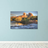 AZ, Arizona, Sedona, Crescent Moon Recreation 3 Canvas Afdruk (Insitu (Houten vloer))