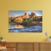 AZ, Arizona, Sedona, Crescent Moon Recreation 3 Canvas Afdruk (Insitu (Woonkamer))