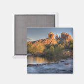 AZ, Arizona, Sedona, Crescent Moon Recreation 3 Magneet (Voorkant / Achterkant)