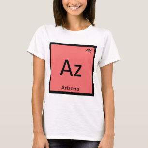 Az - Arizona State Scheikunde Periodiek Systeem Sy T-shirt