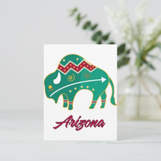 AZ Buffalo Clan 2 Briefkaart (Staand voorkant)