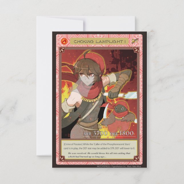 AZ card - Choking Lamplight I (Voorkant)